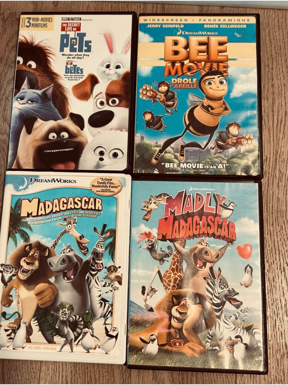 DreamWorks Kids DVD Set